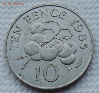 Гернси 10 пенсов 1985 до 8.10.2025 - Гернси 10 пенсов 85.JPG