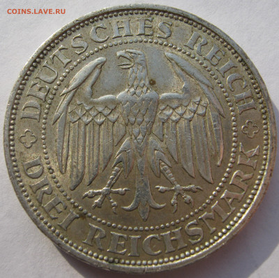 Германия Веймар 3 рейхсмарки 1929 E Мейсен до 10.10. - IMG_2551.JPG