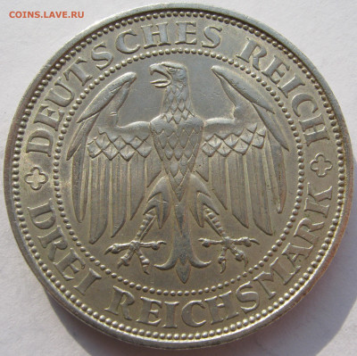 Германия Веймар 3 рейхсмарки 1929 E Мейсен до 10.10. - IMG_2558.JPG