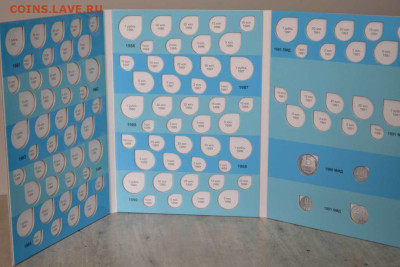 Альбом-планшет для монет 1961-1991 г. 2 тома - АП 1961 -4