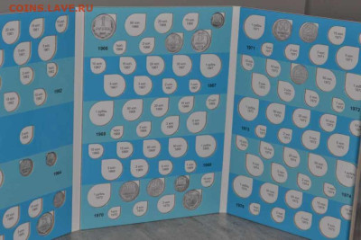 Альбом-планшет для монет 1961-1991 г. 2 тома - АП 1961 -2
