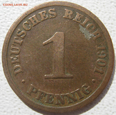  Империя 1 пфенниг 1901 A до 10.10. - IMG_3969.JPG