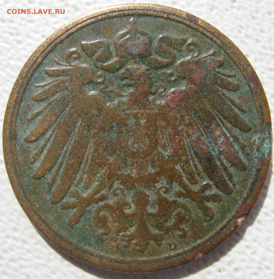  Империя 1 пфенниг 1911 D до 10.10. - IMG_4004.JPG
