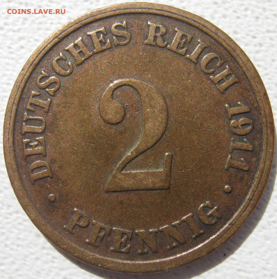  Империя 2 пфеннига 1911 D до 10.10. - IMG_4079.JPG