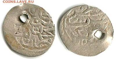 Османы, предположительно Мехмед II, акче - Турция Mehmed II, 2nd reign AH855-886 (1451-1481) 1 акче Belgrad 0,21gr 11,2x10,4mm 66,75