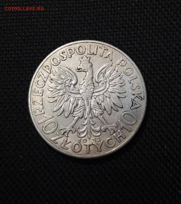Польша 10 злотых 1932 года Ядвига До 12.10 - 20250923_213327