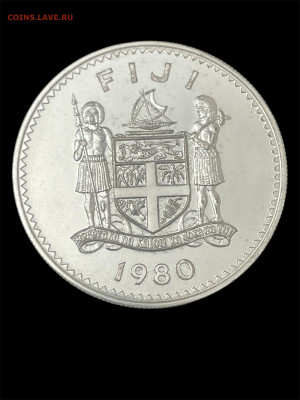 10 долларов 1980 год. Фиджи. Пруф. До 09.10 - Photoroom_20251006_155844