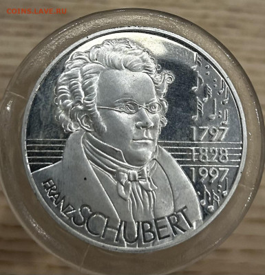 Австрия 25 ЭКЮ Шуберт (серебро) до 10.10.25 - IMG_4750