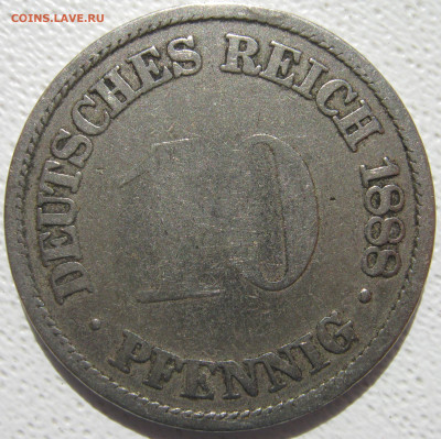  Империя 10 пфеннигов 1888 A до 10.10. - IMG_4366.JPG