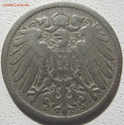  Империя 10 пфеннигов 1900 D до 10.10. - IMG_4409.JPG