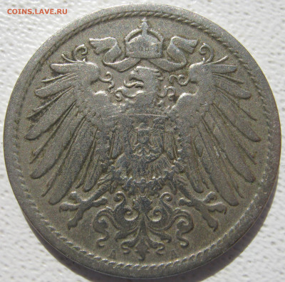  Империя 10 пфеннигов 1906 A до 10.10. - IMG_4423.JPG