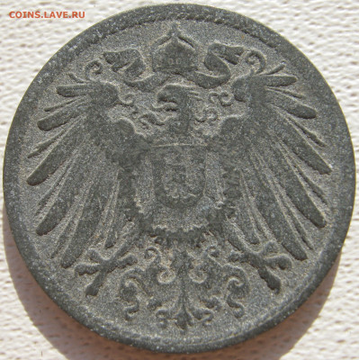 Германия Веймар 10 пфеннигов 1919 Zn имперский тип до 10.10. - IMG_4533.JPG