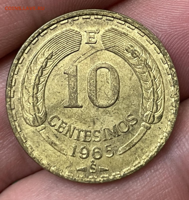 10 сентесимо 1965 года. Чили. До 9.10. - IMG_5910