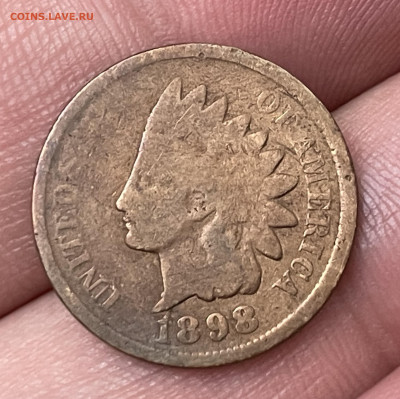 США 1 цент 1898 года, до 9.10 - IMG_5921