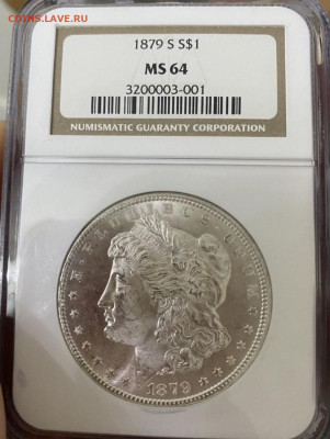 1 $ Морганы 1878-1884 гг , памятные халфы США в слабах NGC - IMG_9322