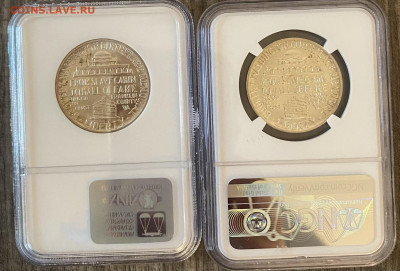 1 $ Морганы 1878-1884 гг , памятные халфы США в слабах NGC - IMG_8976
