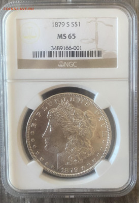 1 $ Морганы 1878-1884 гг , памятные халфы США в слабах NGC - IMG_8829