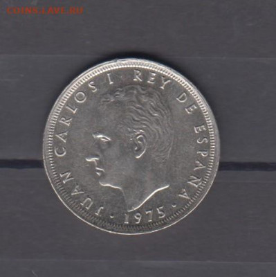 Испания 1975(79) 25 песет блеск до 12 10 - 86