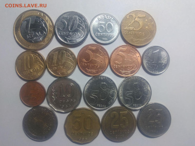 ФИКС Монеты Бразилии и Аргентины до 11.10.2025 22-00 мск - Бразилия 1