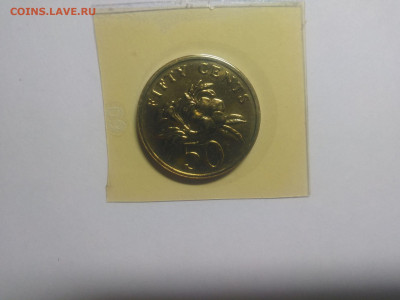 Сингапур 50 центов 2000 до 11.10.2025 22-00 мск - Сингапур 50 центов 2000 2