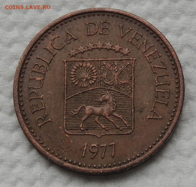 Венесуэла 5 сентимо 1977 до 12.10.2025 - Венесуэла 5 сентимо 77 .JPG