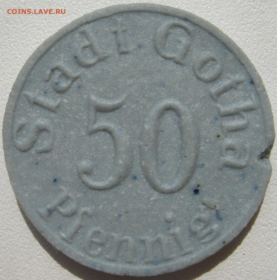 Германия Гота нотгельд 50 пфеннигов 1920 фарфор 11.10. - IMG_3302.JPG