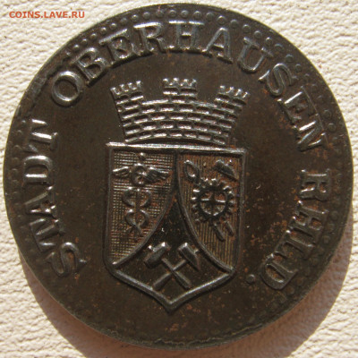 Германия Оберхаузен нотгельд 10 пфеннигов 1919 Fe до 11.10. - IMG_3352.JPG