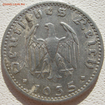 Германия 3 рейх 50 рейхспфенниг 1935 A до 11.10. - IMG_3519.JPG