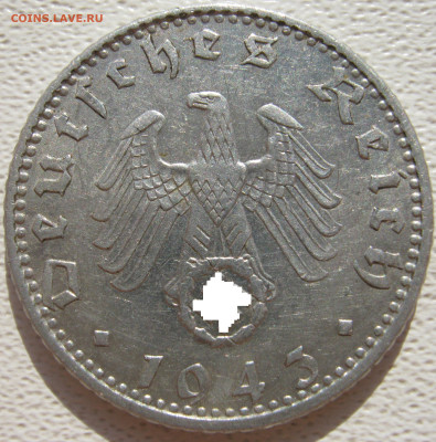 Германия 3 рейх 50 рейхспфеннигов 1943 A до 11.10. - IMG_3525_1.JPG