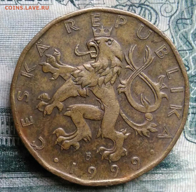 Чехия 20 крон 1999 года до 13.10.2025 - IMG_20251007_230447