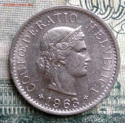 Швейцария 5 раппен 1963 года до 13.10.2025 - IMG_20251007_221436