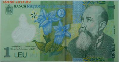 Румыния 1 лей 2018 г. (Полимер) до 14.10.25 - DSCN7899.JPG