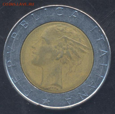 Италия 500 лир 1986 г.10.10.2025 г. 22 -00 МСК. - Италия1