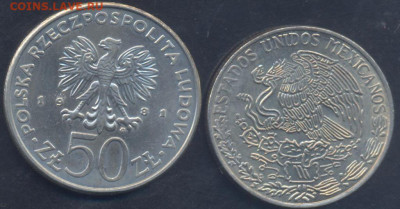 Мексика 1 песо 1981 г.10.10.2025 г. 22 -00 МСК. - Мексика