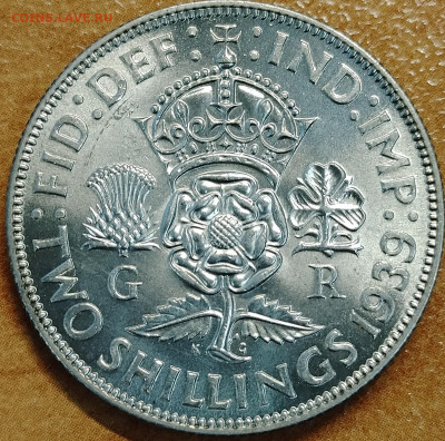 Великобритания 2 шиллинга 1939 до 11.10 - IMG_20251008_180917_603