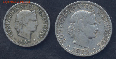Швейцария 20 раппен 1900 г.10.10.2025 г. 22 -00 МСК. - Швейцария