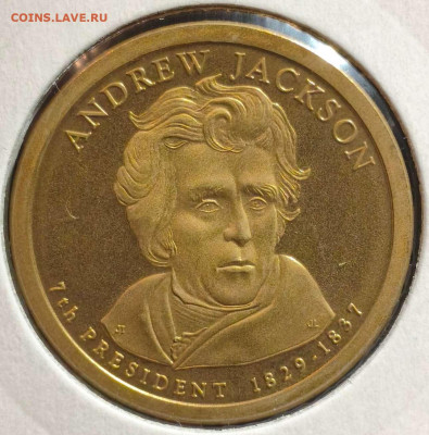 1 доллар США,Э.Джексон,proof, до 11.10.25г. 22:00мск - 1000005712_11zon
