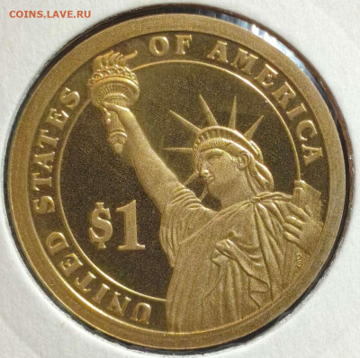 1 доллар США,Ф.Пирс,proof, до 11.10.25г. 22:00мск - 1000005709_11zon