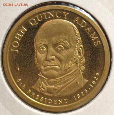 1 доллар США,Дж.К.Адамс,proof, до 11.10.25г. 22:00мск - 1000005706_11zon