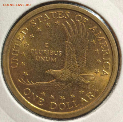 1 доллар США,Сакагавея,UNC, до 11.10.25г. 22:00мск - 1000005700_11zon