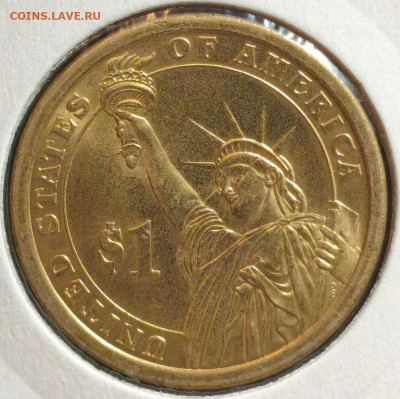 1 доллар США,М.Ван Бюрен,UNC, до 11.10.25г. 22:00мск - 1000005697_11zon