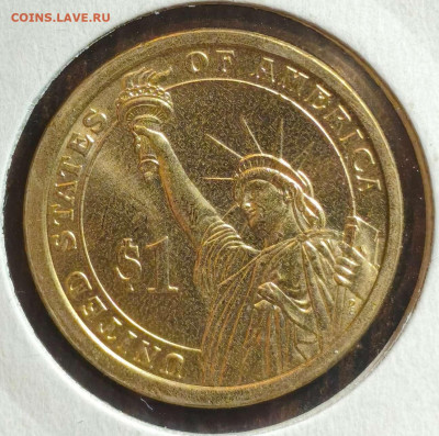 1 доллар США,Дж.Бьюкенен,UNC, до 11.10.25г. 22:00мск - 1000005695_11zon