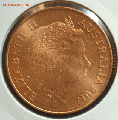 25 ц. 2017,Австралия,летный крест,UNC,до 11.10.25, 22:00мск - 1000005689_11zon