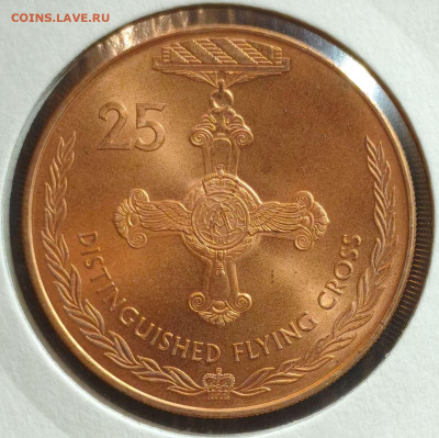 25 ц. 2017,Австралия,летный крест,UNC,до 11.10.25, 22:00мск - 1000005690_11zon