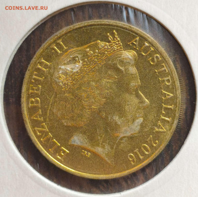 25 ц. 2016,Австралия,мир,UNC,до 11.10.25, 22:00мск - 1000005685_11zon