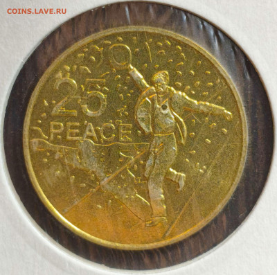 25 ц. 2016,Австралия,мир,UNC,до 11.10.25, 22:00мск - 1000005686_11zon