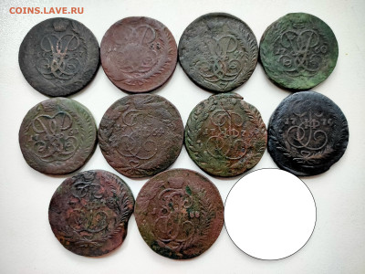 2 копейки 1757 - 1788 (без повторов) - 15