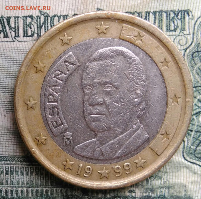 Испания 1 евро 1999 года до 13.10.2025 - IMG_20251008_211549