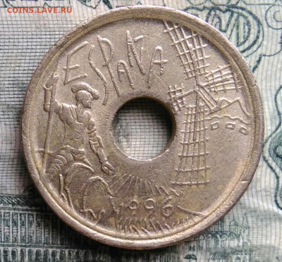 Испания 25 песет 1996 года до 13.10.2025 - IMG_20251008_185504