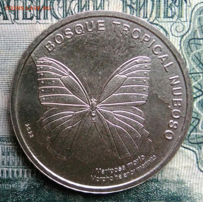 Коста-Рика 50 колон 2023 года бабочка до 13.10.2025 - IMG_20251006_014150